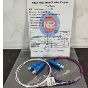 Splitter ratio 4:96 sc upc three window G657A2 high quality / rasio 4 96 fiber optic NS2