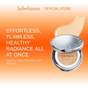 Sulwhasoo Perfecting Cushion Airy 15g*2 - Herbal Extracts Humectants Coverage Radiance