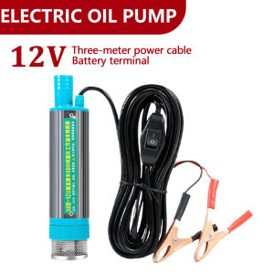 Electric Car Pump Portable Mini For Pumping Diesel Oil Water Transfer Pump Camping Fishing Submersible Pump 12V
