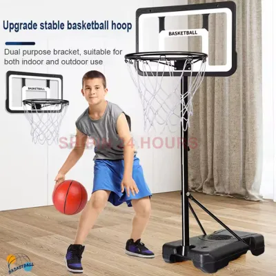 SG STOCK Kids Basketball Hoop with Stand Basketball Hoop Outdoor Toy for Park Indoor