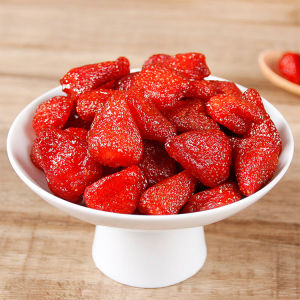 Specialty Dried Sweet Snacks/Dried Strawberry Fruit/Sweet And Sour Strawberry Slices/Chewy Fruit Snack/Tea Time Office Travel Treat