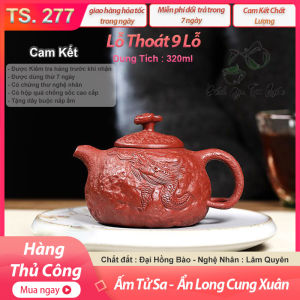 Ấm Tử Sa Nghi Hưng – Long Ẩn Cung Xuân 320ml – NN Lâm Quyên