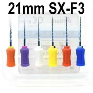 Nha khoa màu xanh endodontic tay sử dụng tập tin Nickel Titainium nha khoa cụ