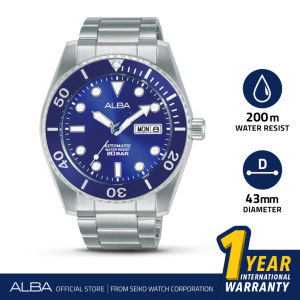 Jam Tangan Pria Alba AL4359 Stainless Automatic AL4359X1