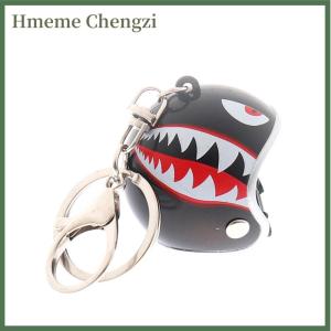Hmeme Motorcycle Helmet Keychain Keyring Chain Ring Pendant Car Interior Decoration