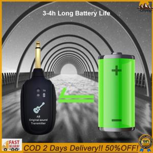[Ciflying1] Electric Guitar Wireless Transmitter and Receiver Kit with UHF Frequency for Live Music Events