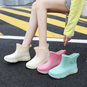 Non-slip Shoe Bend Without Pressure Anti-slip and Wear-resistant Rain Boots Selected Comfortable Materials