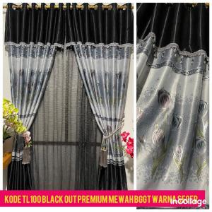 Gorden pintu/Jendela bahan zakat printmas