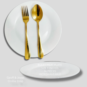 CERAMIC DINNER PLATE 10 INCHES / MICROWAVEABLE