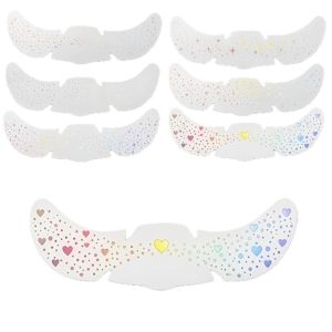 NOBLELUX 6pcs Golden Silver Fake Freckles Waterproof Metallic Radiation Face Makeup Patches Temporary Tattoo Stickers for Women