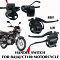 1pair B CT100 Handle Switch Assembly Set Motorcycle. 