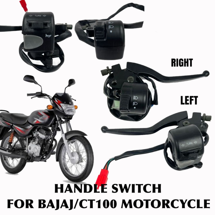 1pair B CT100 Handle Switch Assembly Set Motorcycle