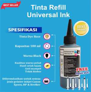 Tinta Refill Canon IP2770 IP2870 MP237 MP287 Mg2570s free suntikan