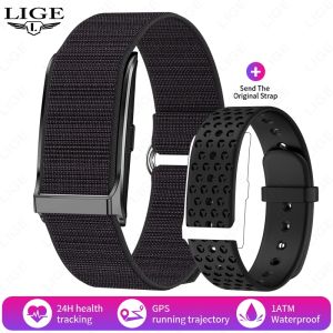 LIGE No Screen Smart Watch Men Women Heart Rate Blood Pressure Multi-function Health Fitness Tracker Waterproof 100+ Sport Mode Smart Bracelet