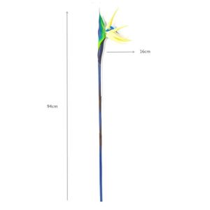 MIRELAE Authentic Touch Artificial Bird of Paradise Decorative Long Stem Artificial Strelitzia Flowers DIY Fake Flower Wedding Decoration