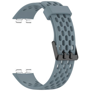 Sport Strap for Huawei Band 10 9/Huawei Band 8 with Breathable Air-Hole Design Soft Silicone Band for Huawei Smart Band 10/9/8