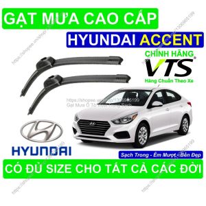 Gạt Mưa Silicon Nano Kính Lái Hyundai Accent Cặp Gạt Mưa K.ính Lái Hyundai Accent Có Đủ Size C.ho Các Đời Xe Accent