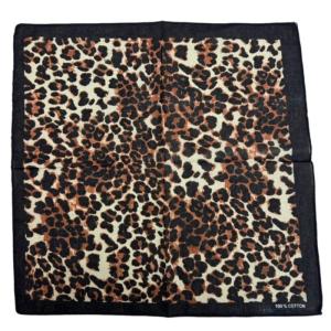 Leopard Print Headwrap for Adult All Matching Street Wear Head Scarf Hiphop Headcover Music Festival and Dance Bandanas