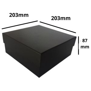 Hard Cover Black Gift Box - Top Bottom Solid Packaging Box