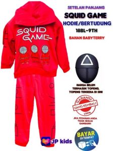 Setelan Panjang Squid Game & Baju Anak
