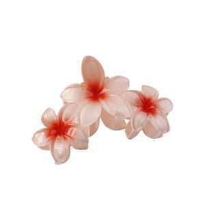 BW-C1152 Jepit Rambut 3 Bunga Kamboja Frangipani Hairclip / Hair Claw Jedai Kamboja Triplet Bunga 3