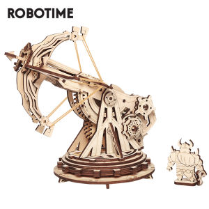 Robotime ROKR Crossbows Cannons 3D Wooden Puzzle Siege Heavy Ballista  Game Toys Children Kids Gifts - KW401
