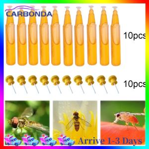 20Pcs Fruit Fly Traps with Fly Attractant Liquid Plastic Fruit Fly Killer Reusable Drosophila Trap for Home Farm Orchard