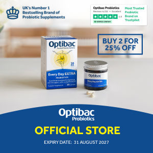 Optibac Probiotic Supplements Every Day EXTRA 30 Caps Buy 2 for 25% OFF