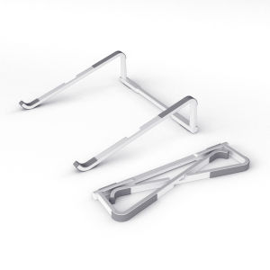 ALUMINIUM LAPTOP SUPPORT UP TO 17" FOLDABLE LAPTOP STAND DOWELL LAPTOP HOLDER SOKONGAN KOMPUTER RIBA