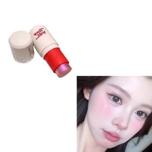 GUAIP Jelly Fruit Clear Feeling Temperature Change Blush Stick Sweatproof Peach Pink Jelly Blush Palette Stick Portable Cosmetic Cheek Tint Rouge Women