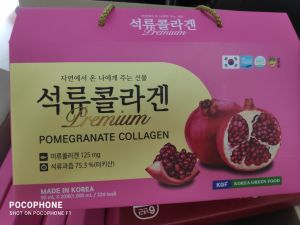 [HCM] Tinh chất LỰU COLLAGEN HÀN QUỐC hộp 20 gói x 50ml - Pomegranate Collagen Premium - Tăng cường sức đề kháng vitamin E làm sáng và khỏe khoắn làn da