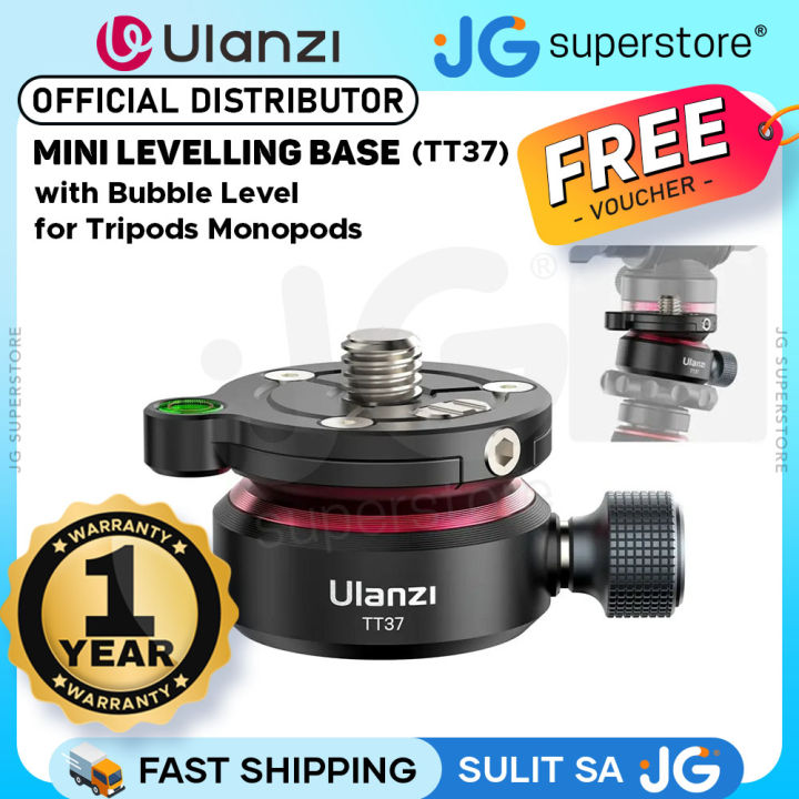 Tripod Leveling Base With Adjting Plate Aluminum Alloy And Offset Bubble Level For Canon,Nikon,and Other DSLR Cameras, Tripods & Monopod Heads