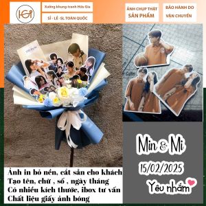 Sticker die-cut ảnh in BỎ NỀN cắt sẵn cho khách in tên chữ số trang trí khung 3D khung trong suốt scapbook sổ