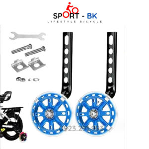 Bánh Phụ xe đạp trẻ nhỏ Phát Sáng có thể thay đổi kích thước cho mọi loại xe 12 14 16 18 20 inch - BK28