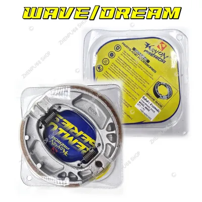 ผ้าเบรคหลัง KRYON สำหรับรุ่น WAVE/DREAM/CLICK/SCOOPY/PCX/MIO/FINO และรถมอเตอร์ไซค์ อีกหลากหลายรุ่น