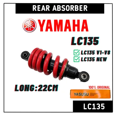 YASUSU REAR ABSORBER YAMAHA LC135 V1 - V8 LC NEW LAMA LC2 LC FI SHOCK ASORBER MONOSHOCK BELAKANG 𝗬𝗔𝗦𝗨𝗦𝗨 STANDARD