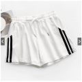 QUẦN ĐÙI, QUẦN SHORT 2 sọc NỮ COTTON  MẶT NHÀ. 