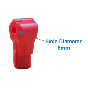 Hook Stop Lock EAS Security Tag Anti Theft Retail Supermarket Display Shelf Merchandise ABS Red 挂钩锁扣