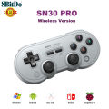 8Bitdo SN30 Pro G/SN รุ่นอุปกรณ์ควบคุมบลูทูธไร้สายคลาสสิกจอยสติ๊กจอยเกมสำหรับ Nintendo สวิทช์/ไอน้ำ/Windows/Android/MacOS/Raspberry Pi. 