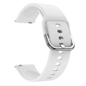 Zenia 20mm Silicone Watch Strap for Garmin Vivoactive 6 5 3 Forerunner 70 170 570 42mm 165/55/645/245 Music Venu SQ SQ2 D2 Air X10 Approach J1 S12 S40 S42 S44 S50 Vivomove Luxe/Style/HR/Sport/Trend Haylou RS4 Plus Amazfit Active Bip Pro GTS 2 4 Mini