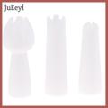 JuEeyl 3Pcs Set Whip Cream Dispenser Head Whipped Nozzle Mounting Mouth Base Tips Dinning Bar Whip Cream Special Head. 