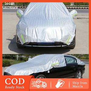 [Local seller+COD]Car Covers Waterproof Seamless Sunshade Car Cover Half Covers Protection for Sedan