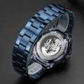 Jam Tangan Pria Original Anti Air Belleda 9633 Rantai Stainless Steel Automatic Movement Bergaransi. 