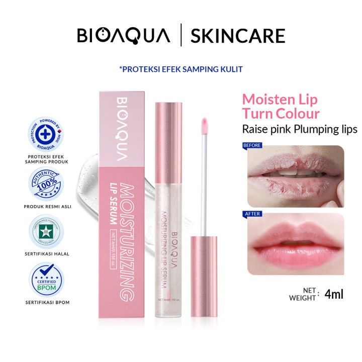 BIOAQUA Lip Serum 4ml Moisturizing Serum Pemerah Bibir BPOM Lip tint Lip cream