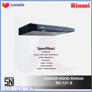 COOKER HOOD RINNAI RH127B - Slim 70 Cm