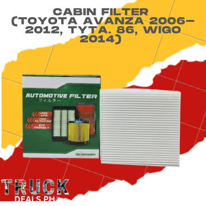 Toyota Avanza Cabin Filter 2006-2012 TYTA 86 WIGO 2014 Automotive Filter Long Life High Efficiency