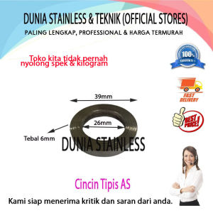 Cincin Tipis AS 4x5x1 aksesoris hiasan tangga pagar