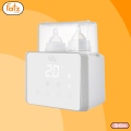 Máy hâm sữa tiệt trùng điện tử hai bình cổ rộng FATZ BABY Duo 3 FB3093VN, đầy đủ 4 chức năng. 