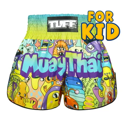 TUFF Muay Thai Kids Boxing Shorts กางเกงมวยเด็ก มวยไทย กางเกงกีฬาเด็ก กางเกงซ้อมมวยเด็ก กางเกงฟิตเนสเด็ก กางเกงออกกำลังกายสำหรับเด็ก
