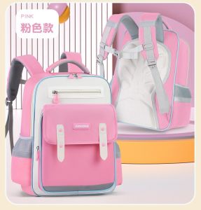 5-12 Years Old Kids Backpack For Students Orthopedic Waterproof Primary Book Bag Night Warning Children SchoolBags